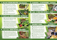 D&eacute;pliant int&eacute;rieur Agenda Cactus