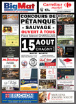 Affiche concours Chagny Pétanque