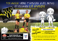 Flyer Ecole de rugby RCC