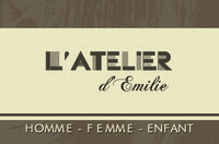 Carte de visite L'atelier d'Emilie Recto