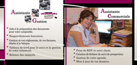 D&eacute;pliant Int&eacute;rieur gauche "Freelance Secr&eacute;tariat" (1Pli)
