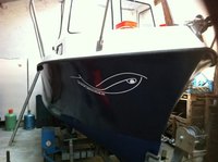 Illustration "Poisson" pour adh&eacute;sif bateau