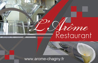 Carte de visite restaurant l'Arôme - recto