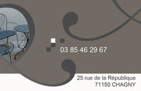 Carte de visite restaurant l'Ar&ocirc;me - verso