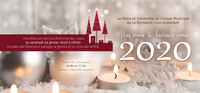 Cartes de V�ux 2020 - Verso