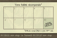Carte de visite L'atelier d'Emilie Int&eacute;rieur L'atelier d'Emilie Int&eacute;rieur droit