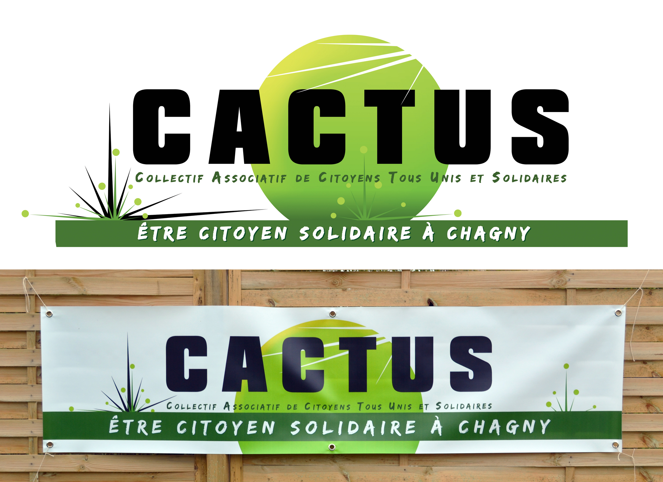 Logo & Banderole Cactus