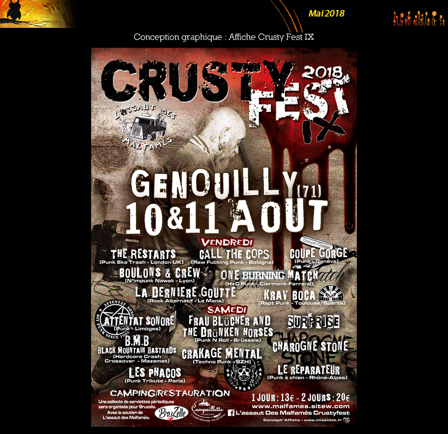 Affiche Crusty Fest IX