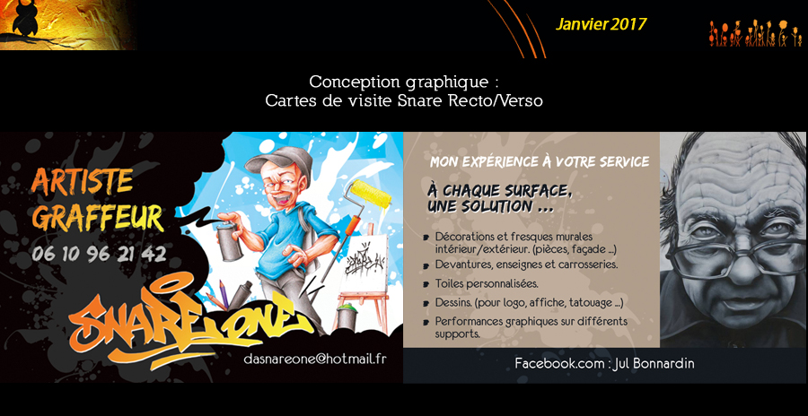 Cartes de visite Snare