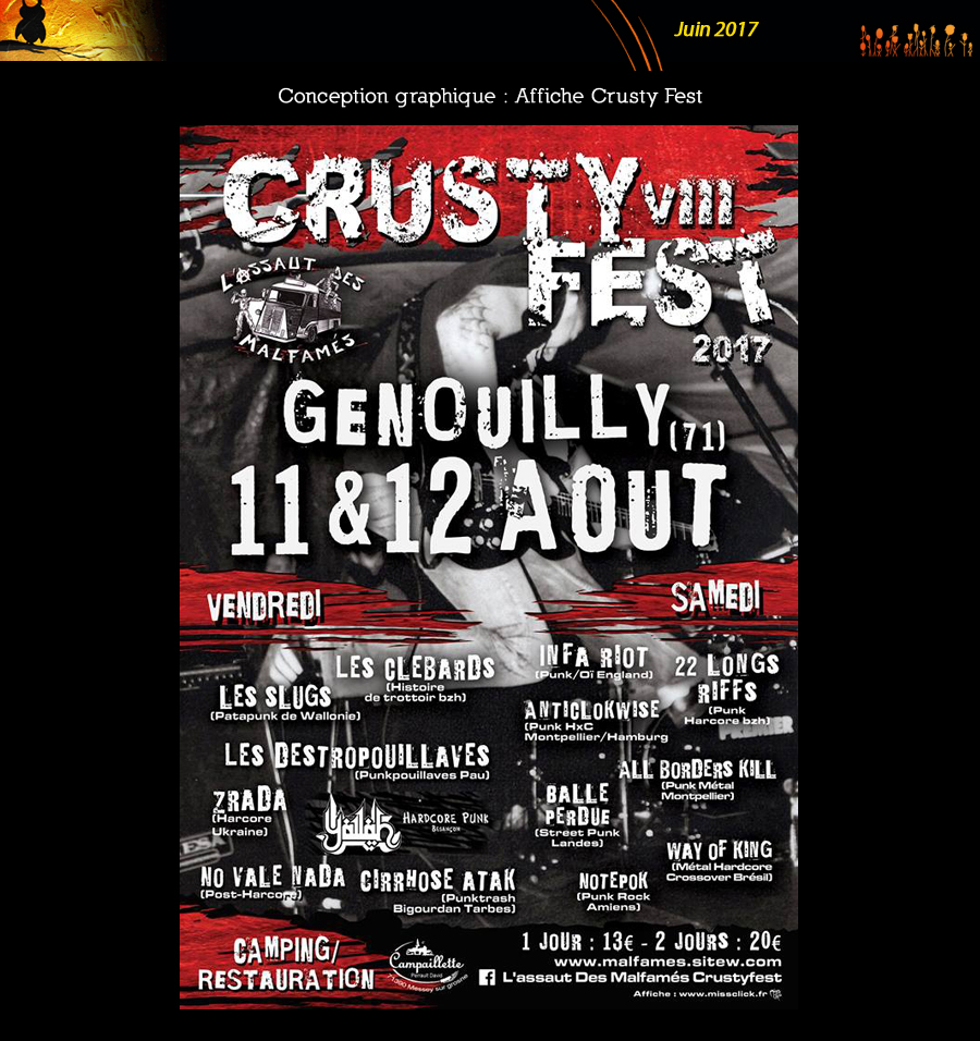 Affiche Crusty Fest 2017