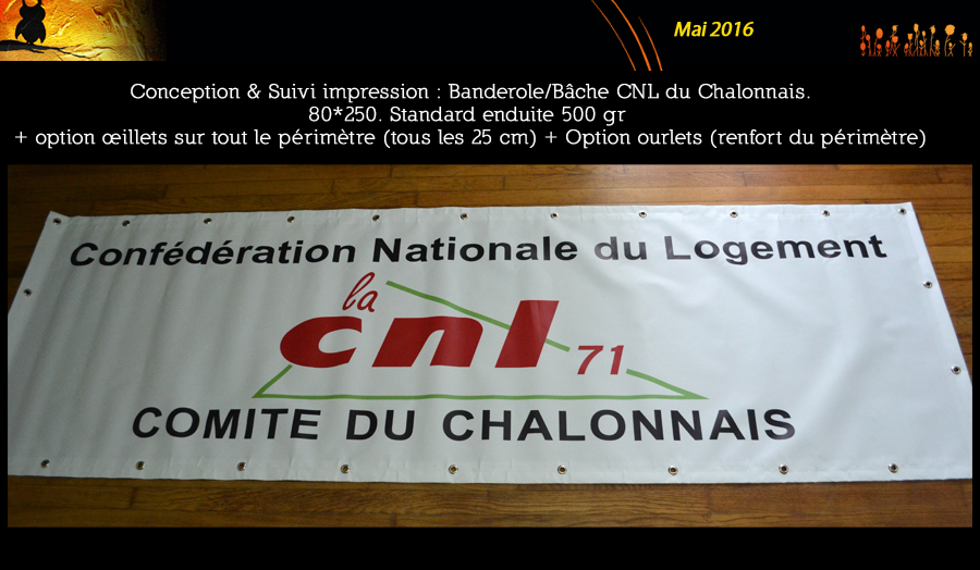 Banderole CNL71 Comité du Chalonnais