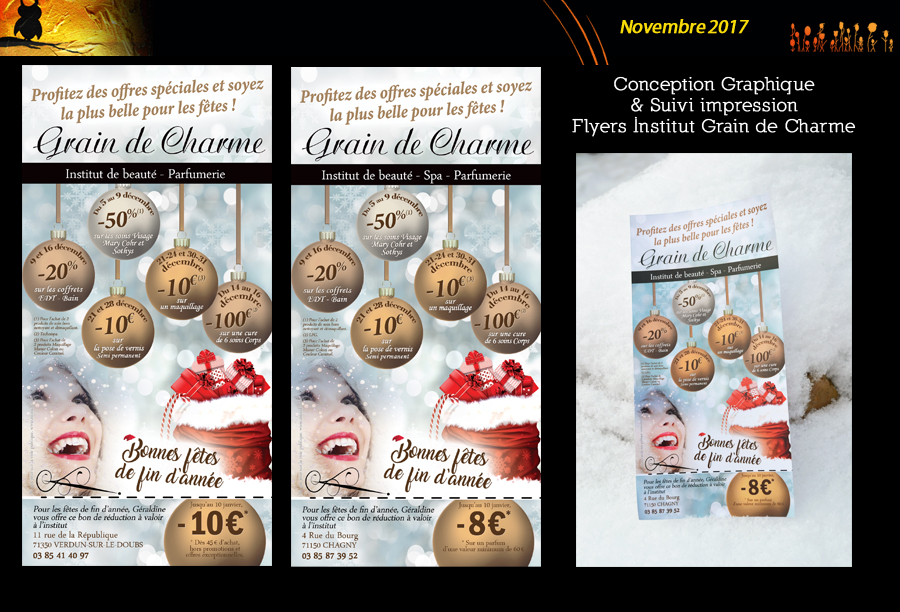 Flyers Grain de Charme