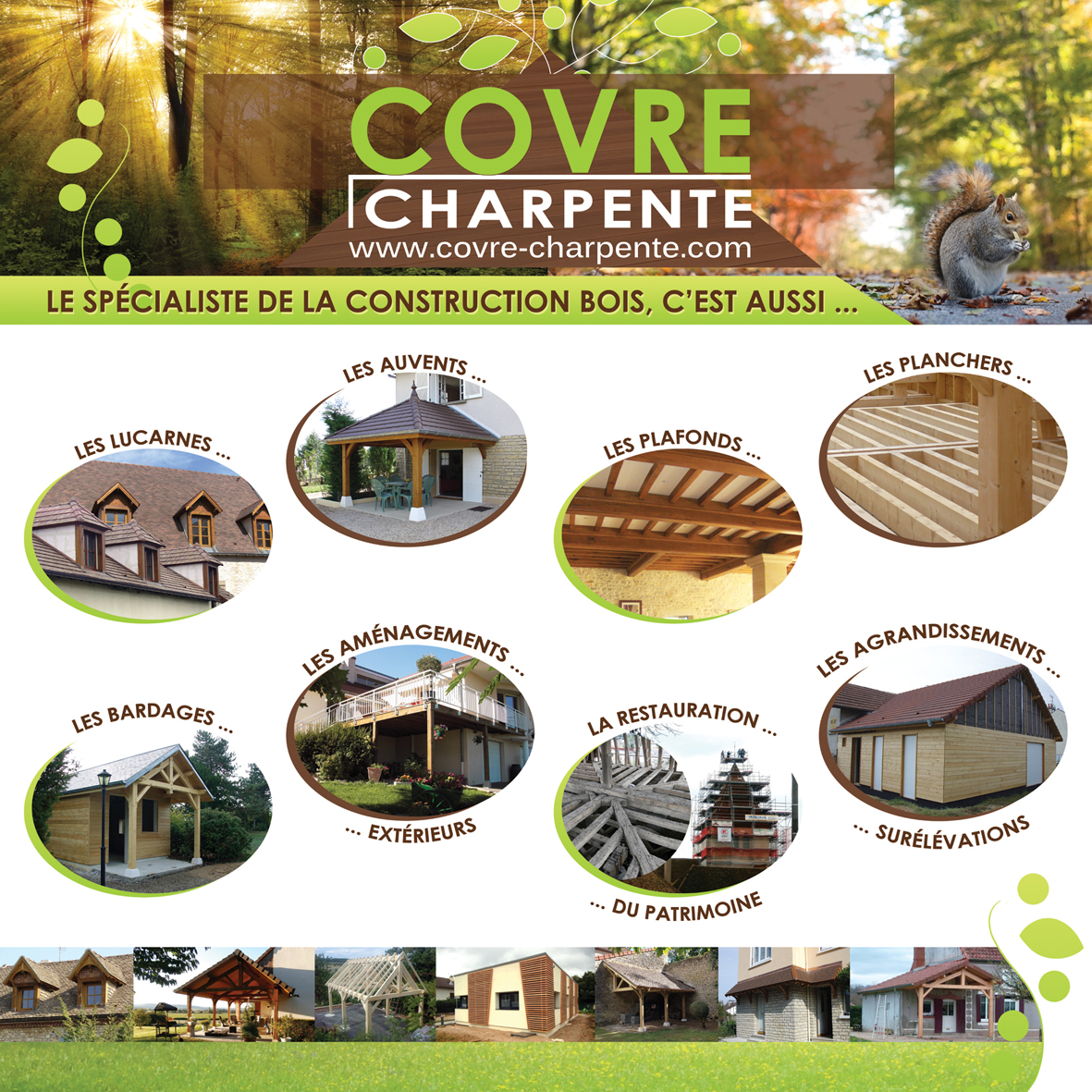 Banderole Covre Charpente